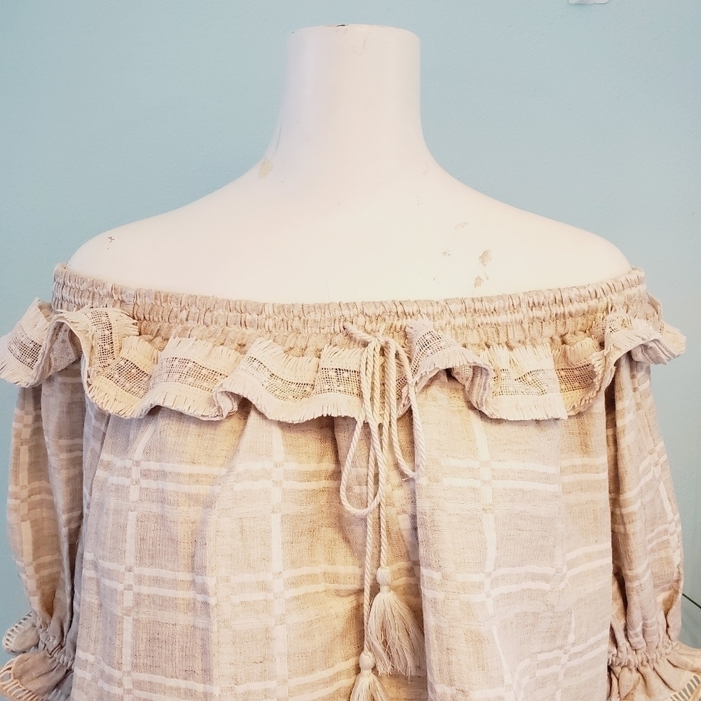 STEVIE MAY WILLOW OFF SHOULDER TOP SIZE XS - Picture 5 of 11